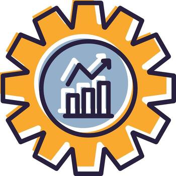 Productivity Illustration Efficiency Output Performance Effectiveness vector