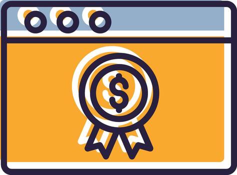 Web Page Filled up Internet Online Website Portal vector