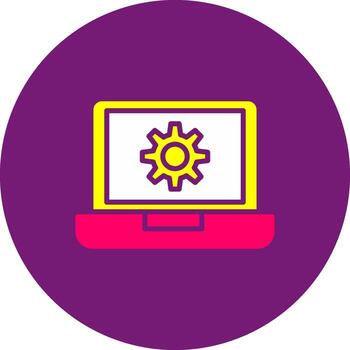 configuración glifo gino color ajustes opciones preferencias personalización vector