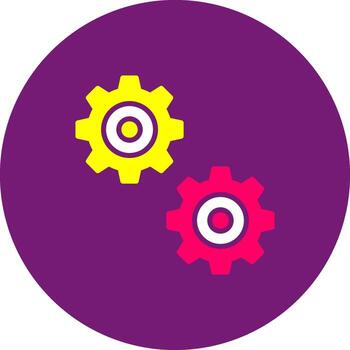 ajustes glifo gino color preferencias configuración ajustes opciones vector