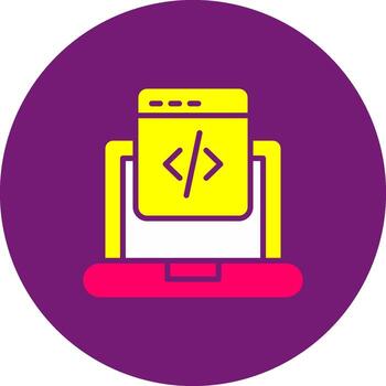 web desarrollo multidown colores codificación programación sitio web desarrollo vector