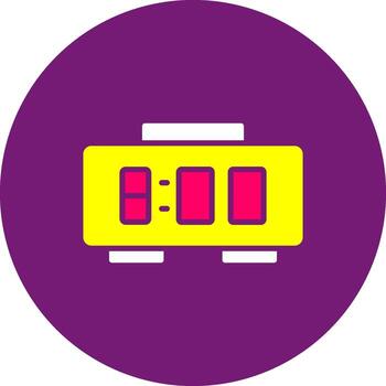 Digital Clock Gino Up Time Clock Digital Display vector