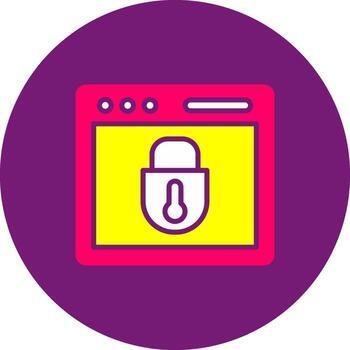 contraseña glifo gino color llave seguridad acceso iniciar sesión vector