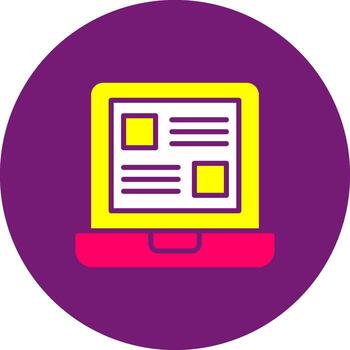 Web Design Glyph Gino Color UI UX Layout Interface vector