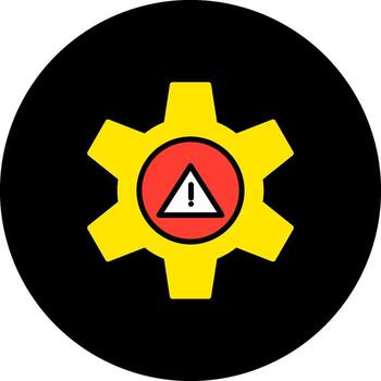 Damage Glyph Gino Color Broken Faulty Defect Imperfect vector