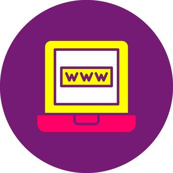 Website lightest Web Internet Site Portal vector