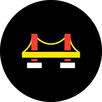 Bridge lightest Span Crossing Structure Arch vector