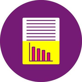 Business Report lightest Performance Summary Statement Findings vector