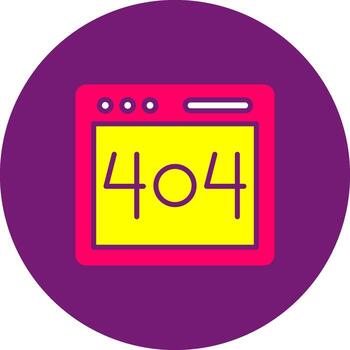 Error 404 lightest Not Found Page Error Broken Link Missing Page vector