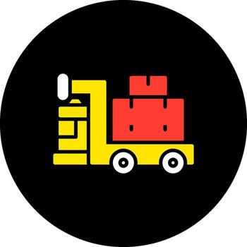 Agv Robot lightest Automated Guided Vehicle Robot Logistics Automation vector