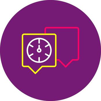 Coordination Flat Icon Collaboration Teamwork Synchronization Harmony vector