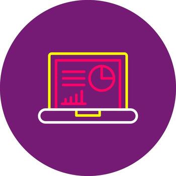 tablero plano icono controlar panel métrica datos interfaz vector