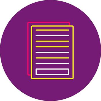 Financial Report Flat Icon Statement Balance Sheet Ledger Summary vector