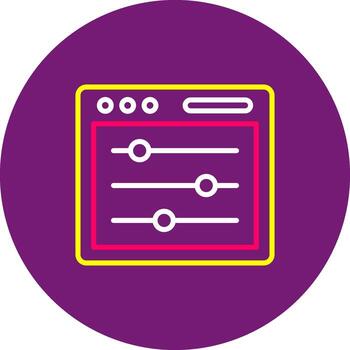 Adjust Flat Icon Modify Tune Set Fine tune vector