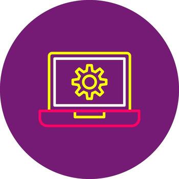 configuración plano icono ajustes opciones preferencias personalización vector