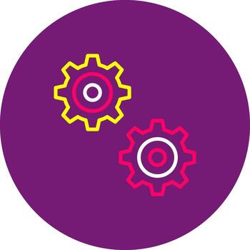 ajustes plano icono preferencias configuración ajustes opciones vector