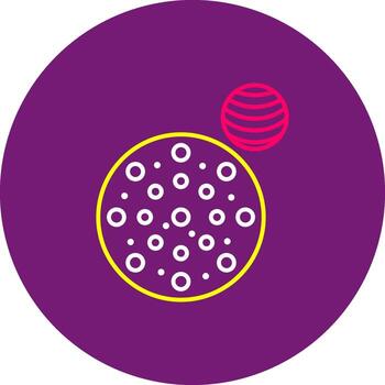 mercurio plano icono el rápido planeta Hermes más cercano a el Dom mercuriano vector