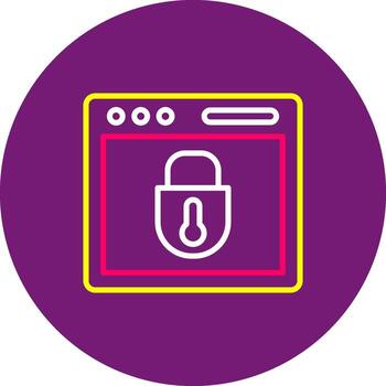 contraseña plano icono llave seguridad acceso iniciar sesión vector