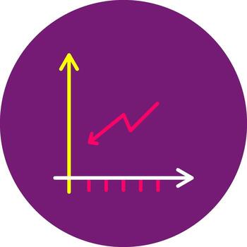 Decrease Lined of Decline Reduction Downward Trend Fall vector