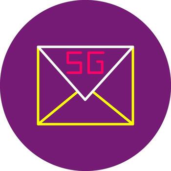 correo electrónico forrado de correo mensaje electrónico correo bandeja de entrada vector