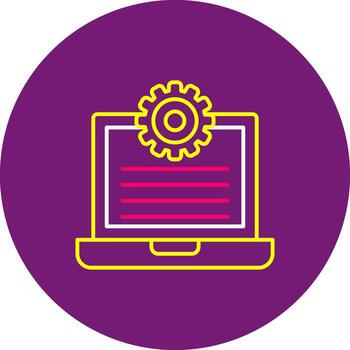 programación forrado de código desarrollo software guion vector