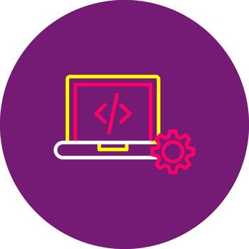 Web Design Lined of Layout UI UX Website vector