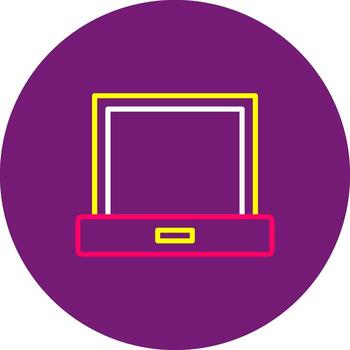 Laptop craftdesign Notebook Portable Computer Workstation Device vector