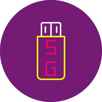 USB destello conducir diseño artesanal pulgar conducir memoria palo almacenamiento datos conducir vector