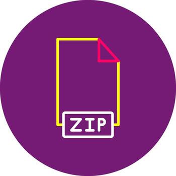 Código Postal archivo diseño artesanal comprimido archivo archivo carpeta datos vector