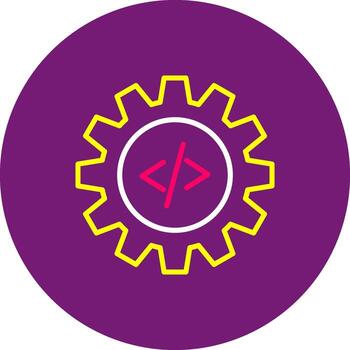 codificación diseño artesanal programación desarrollo software guion vector