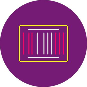 bar código diseño artesanal escaneable producto carné de identidad código upc vector