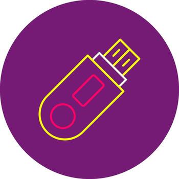 destello disco diseño artesanal USB conducir pulgar conducir memoria palo almacenamiento vector