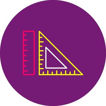 conjunto cuadrado diseño artesanal regla triángulo sequía dibujo herramienta vector