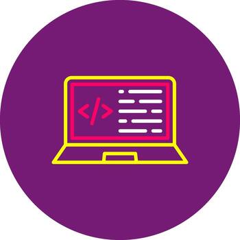 programación diseño artesanal codificación desarrollo software guion vector