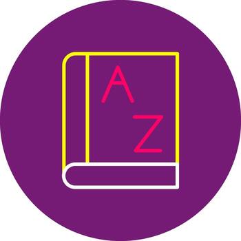 diccionario diseño artesanal diseño de lexcraft glosario vocabulario referencia vector