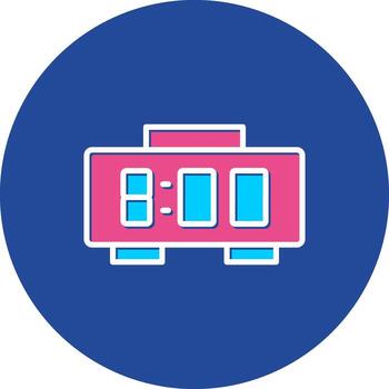 Digital Clock craftdesign Time Clock Digital Display vector