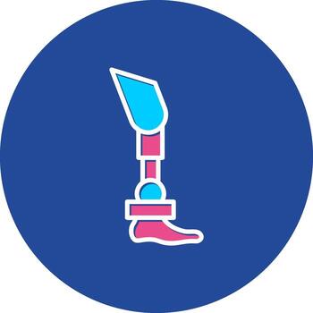 Bionic Leg craftdesign Prosthetic Artificial Limb Medical Bionic vector