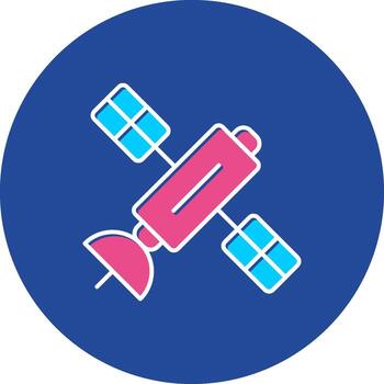 Satelite craftdesign Orbiter Space Probe Communication Relay Orbiting Device vector