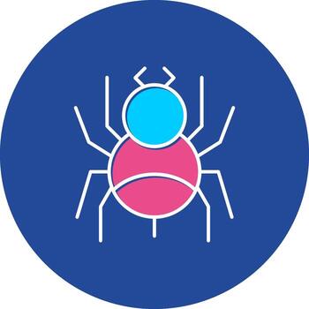 araña diseño artesanal arácnido web tejedor error ocho patas vector