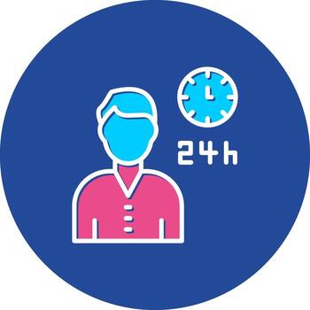 Overtime craftdesign Extra Hours Work Labor Extended vector