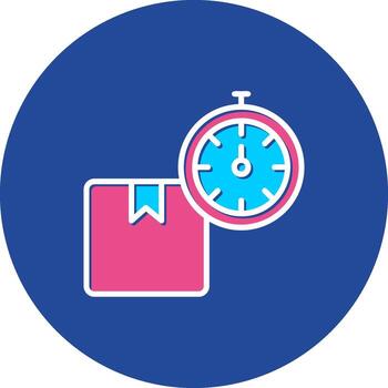 On Time craftdesign Punctual Timely Prompt Schedule vector