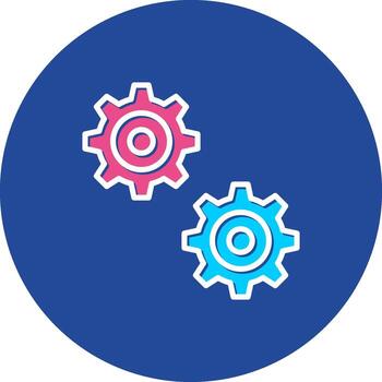 diente configuración engranaje opciones configuración de preferencias limpia vector