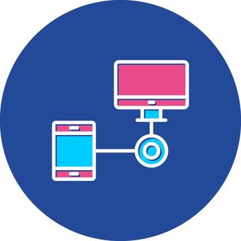 Linked craftdesign Connected Joined Relationship Link vector