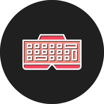 teclado teclado hardware computadora entrada mecanografía dispositivo limpio vector