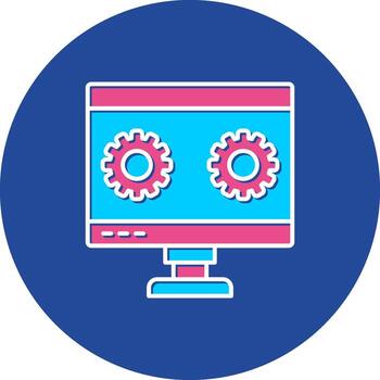 computadora ajustes en configuración preferencias opciones ajustes vector