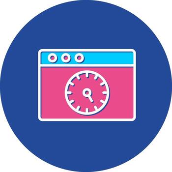 velocidad prueba en Internet velocidad banda ancha red actuación prueba vector