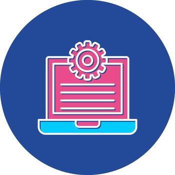 programación en código desarrollo software guion vector