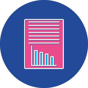 Business Report on Performance Summary Statement Findings vector