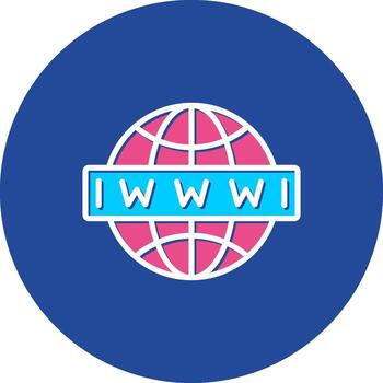 Domain on Web Address URL Website Site vector