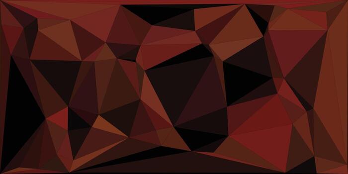 geométrico resumen Arte con rojo y marrón tonos vector